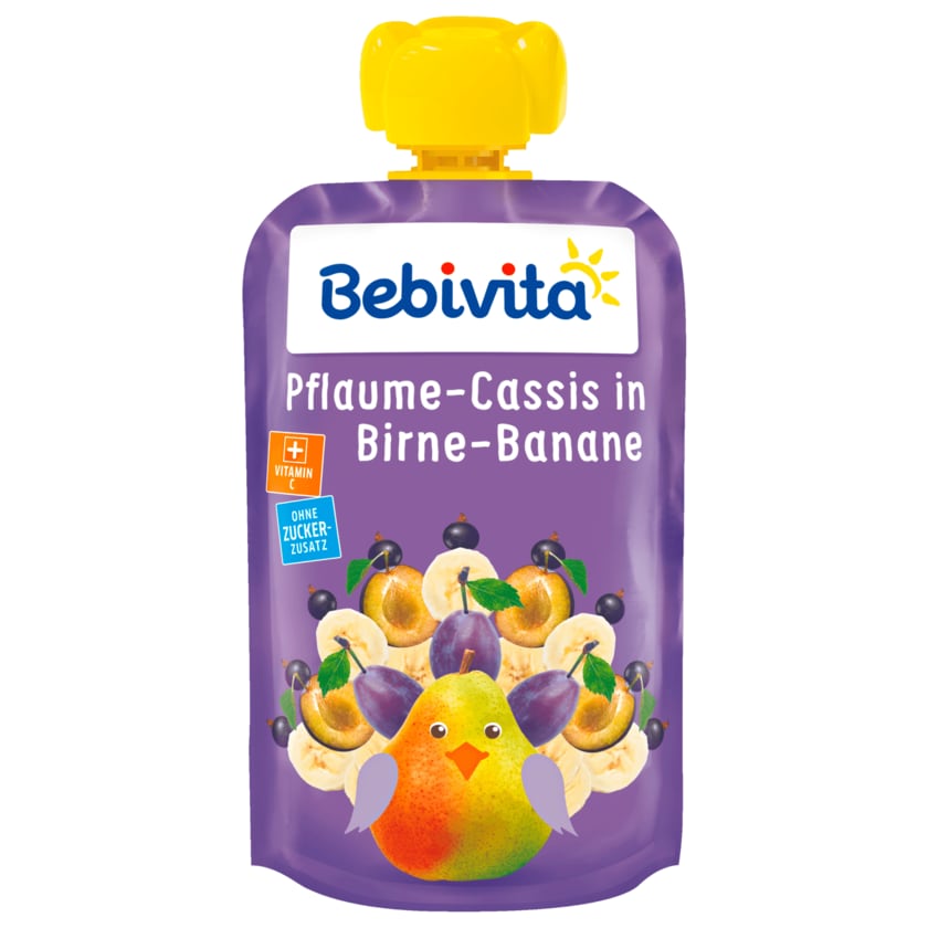 Bebivita Pflaume-Cassis in Birne-Banane 120g